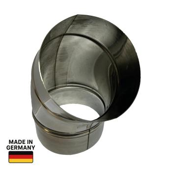 Bogen 45°  DN 140, glatt, Edelstahl 1.4301 V2A