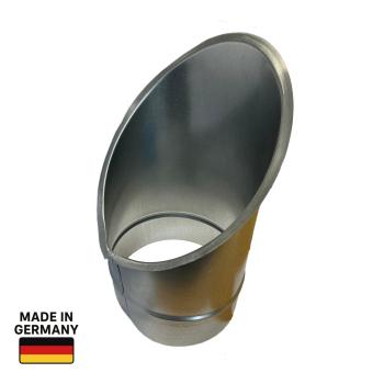 Bundkragen 45° DN 100 - DN 800, Edelstahl 1.4301 V2A