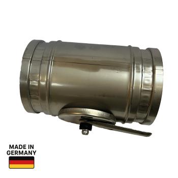 Drosselklappe DN 100 - DN 630, Edelstahl 1.4301 V2A