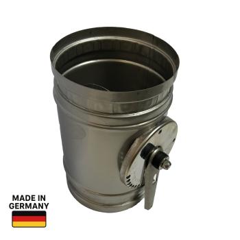 Drosselklappe DN 100, Edelstahl 1.4301 V2A