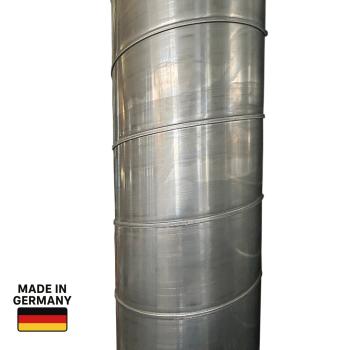 Wickelfalzrohr, Lüftungsrohr DN 150, Edelstahl 1.4301 V2A