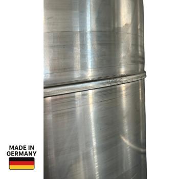 Wickelfalzrohr, Lüftungsrohr DN 250, Edelstahl 1.4301 V2A