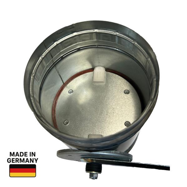 Absperrklappe Hand. DN 250, Edelstahl 1.4301 V2A
