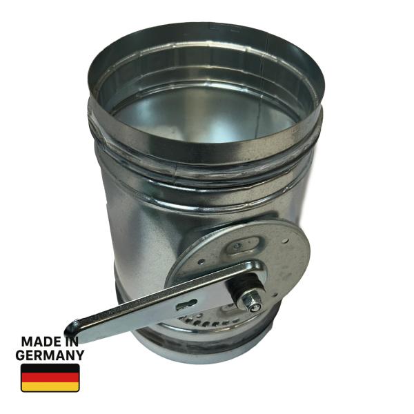 Absperrklappe Hand. DN 100, Edelstahl 1.4301 V2A