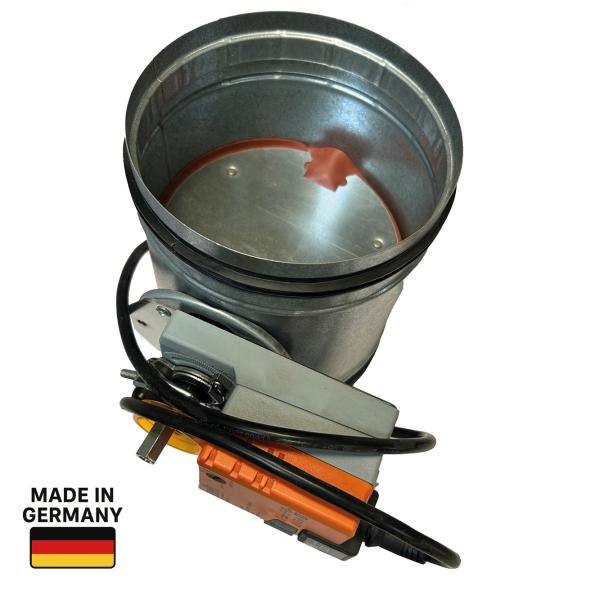 Absperrklappe + LM230/24 DN 630, Edelstahl 1.4301 V2A
