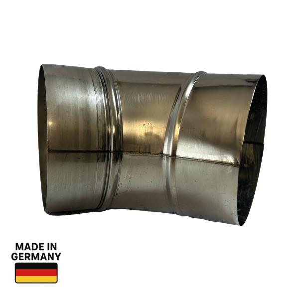 Bogen 45°  DN 140, glatt, Edelstahl 1.4301 V2A