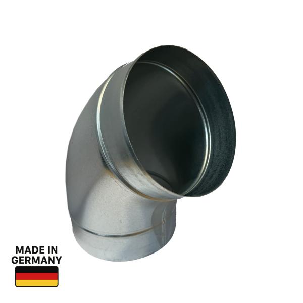 Bogen 60° DN 160, glatt, Edelstahl 1.4301 V2A