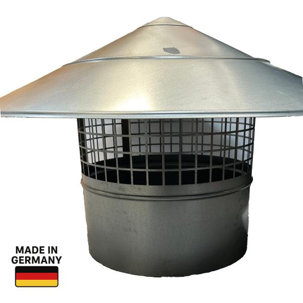 Dachhaube DN 280, Edelstahl 1.4301 V2A