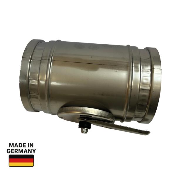 Drosselklappe DN 180, Edelstahl 1.4301 V2A