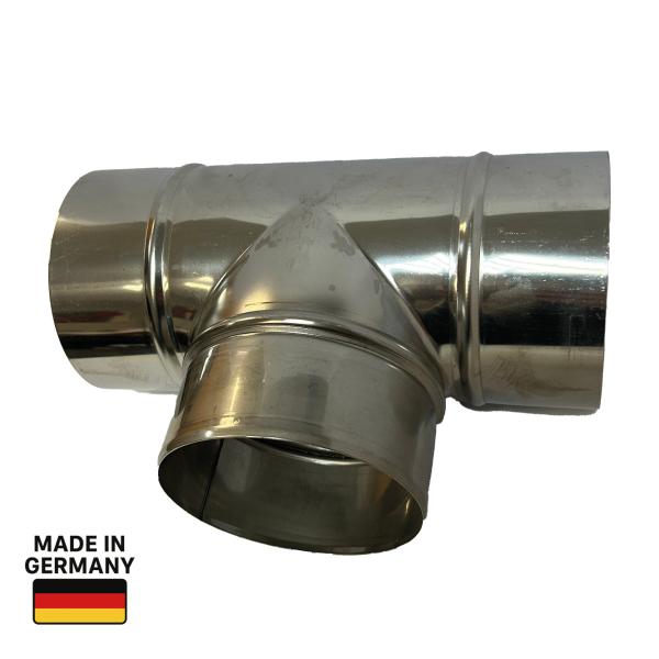 T-Stück 90° DN 100 - DN 500, Edelstahl 1.4301 V2A