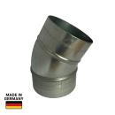 Bogen 30° DN 100 - DN 315, glatt, Edelstahl 1.4301 V2A