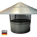 Dachhaube DN 100 - DN 630, Edelstahl 1.4301 V2A