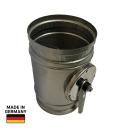 Drosselklappe DN 125, Edelstahl 1.4301 V2A